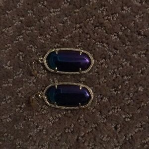 Small multicolored Kendra Scott pendant earrings
